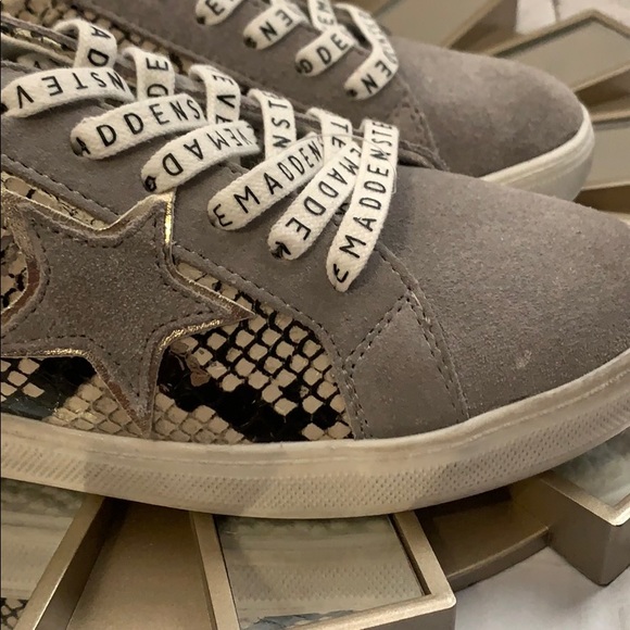 NEW Steve Madden Star Python Snake Sneakers Amalfi - Picture 5 of 9